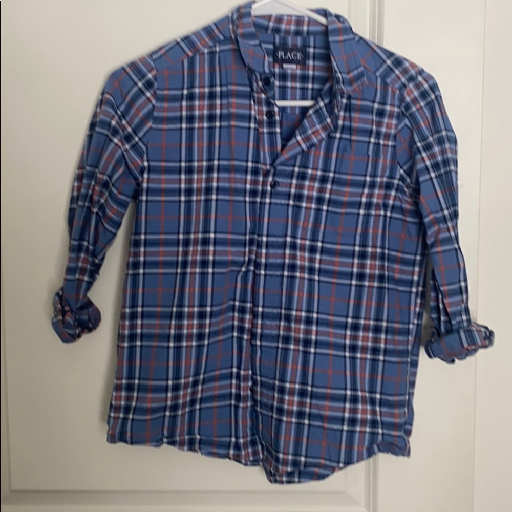 Boys button up shirt, barely worn